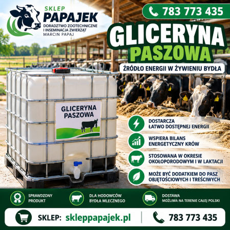 Kw gliceryna paszowa energia 1200kg